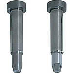 Pilot pins for stripper plate / (+0,002) / cylindrical head / stepped / truncated cone point / solid carbide