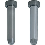 Pilot pins for stripper plate / (+0,002) / cylindrical head / stepped / truncated cone point / lapped / VHM