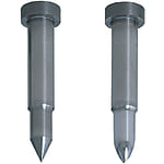 Pilot pins for stripper plate / cylindrical head / stepped / parabolic tip / solid carbide
