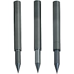 Pilot pins / without head / stepped / plunge length selectable / conical tip / solid carbide / TiCN