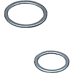 Washers for strip guides