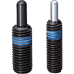 Spring plungers / external thread / round bolt / short version / steel 