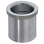 Sliding guide bushes with collar for stripper plates / oil grooves / m5 / press-fit sleeve / steel