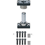Slide posts for die sets with guide bearing and holder