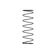 Druckfedern für Kugelkäfige / SWMY / Federstahl (kalt gezogen) / spiralförmig / Runddraht