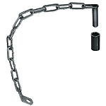 Chains for waste chutes