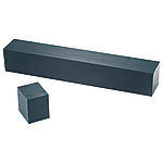 Elastomeric bars / square / polyurethane A90 / configurable