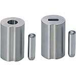 Cutting bushes cylindrical / annular slug stop / dowel pin groove / conical waste bore