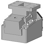 Standard cam units, bottom upright / MGDC100 (stroke angle θ: 00) / MGDCA100 (stroke angle θ: 00)