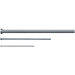 Ejecteurs tubulaires / tête cylindrique / acier à outils / diamètre de tige, longueur configurable