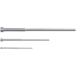 Ejecteurs tubulaires / tête cylindrique / HSS / chromé dur / rétreint / diamètre de pointe, longueur configurable