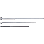 Perni di espulsione / testa cilindrica / acciaio per utensili / temprato / a gradini / diametro della punta, lunghezza configurabile