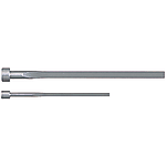 Precision flat ejector pins / head shape selectable / HSS / short shaft / dimension configurable
