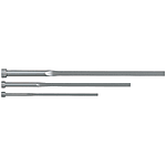 Flat ejector pins / head shape selectable / HSS / length configurable