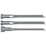 Precision flat ejector pins / head shape selectable / HSS / machined end / dimensions configurable