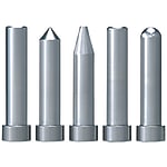 Kernstifte / zylindrisch / Werkzeugstahl / D,L 0,01mm / Stirnform wählbar / JIS