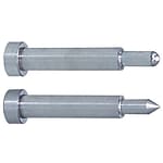 Precision contour core pins / cylindrical / HSS / D 0.001, L 0.01mm / stepped / face shape selectable