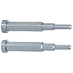 Tiges noyau pour contour / cylindriques / HSS, acier à outils / L 0,01mm / à double décrochement / forme frontale au choix