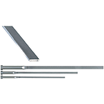 Perni di espulsione piatti / forma della testa selezionabile / acciaio per utensili / nitrurato / angoli arrotondati / dimensioni configurabili / versione grande