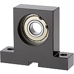 Bearing housings / T-shape / through hole, spring groove / retaining ring / deep groove ball bearing / material selectable / coating selectable