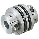 Servo couplings / hub clamping, key optional / 1 disc, 2 discs: steel / body: aluminium, Ø32-63