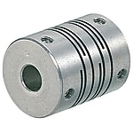 Slit couplings / grub screw clamping / cross slot / body: aluminium, stainless steel