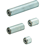 Tragrollen für Rollenbahnen / CNMR, CNMRC, CNMRS / Metallmantel / 1- fach-, 2-fach Wälzlagerung / zylindrisch