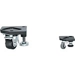 Castors and Adjustment Pads Assembly / Custom Mounting Hole Type