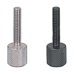 Set screws with knurled knob and stopper / Fine thread