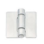 Flat hinges / unpunched / weldable / rolled / stainless steel / brushed / MISUMI