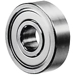 Deep groove ball bearings / single row / small diameters / ZZ / stainless / miniature / MISUMI