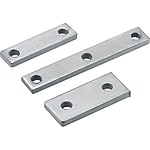 Scharnier-Grundplatten für Konstruktionsprofile / HHPNT / rostfreier Stahl / blank / Innengewinde / M5-M6