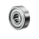 Deep groove ball bearings / single row / small diameters / ZZ / stainless / cost effective / MISUMI