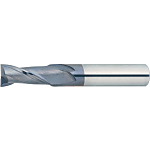 XAL series carbide square end mill, 2-flute / 2D Flute Length (short) model