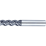 DLC Coated Carbide Radius End Mill for Aluminum Machining, 3-Flute / Regular Flute Length Model