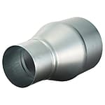 Spiral Duct Fitting Single Drop Pipe (Insertion Size x Insertion Size)