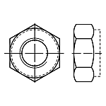 ISO 7042 Écrous hexagonaux