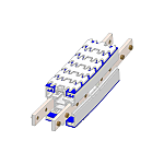 Hinged Chain Conveyors / sliding arch vertical / radius 300 mm / EURO-flex 55