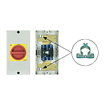 EMC Disconnector lockable 1 x 90 °
