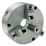 3-Jaw Scroll Chuck (Split Jaw Type), Easy Attachment to Lathes and Index Tables by Front Mounting