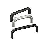 Handgriffe / MO / Aluminium / beschichtet / U-Form / Innengewinde / oval