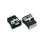 Snap-in connector with PE-direct contact 770