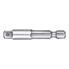 Wiha Werkzeugschaft mit Stift Innenvierkant, Innensechskant 1/4" E6,3