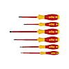 Wiha Schraubendreher Set SoftFinish® electric Schlitz, Phillips 6-tlg.