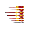 Wiha Schraubendreher Set SoftFinish® electric Schlitz, Phillips 7-tlg.