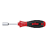 Wiha Schraubendreher SoftFinish® Sechskant-Steckschlüssel mit kurzer Rundklinge