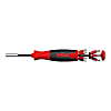 Wiha Schraubendreher mit Bit Magazin LiftUp 25 magnetisch gemischt mit 12 Bits, 1/4"
