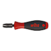 Wiha Schraubendreher mit Bithalter SoftFinish® CentroFix mechanisch verriegelbar 1/4"