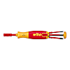 Wiha Schraubendreher mit Bit Magazin LiftUp electric Schlitz, Phillips, PlusMinus/Pozidriv mit 6 slimBits