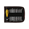 Wiha Schraubendreher mit Wechselklingen Set SYSTEM 4 ESD gemischt 12-tlg. inkl. Rolltasche